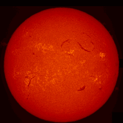 Image of Sun's chromosphere