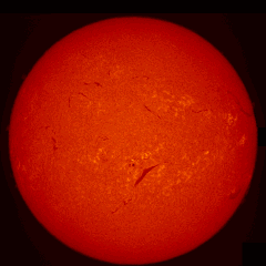 Image of Sun's chromosphere