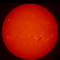 Image of Sun's chromosphere