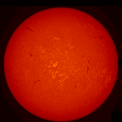 Image of Sun's chromosphere