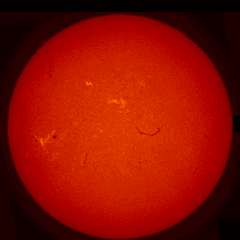 Image of Sun's chromosphere