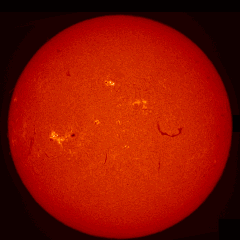 Image of Sun's chromosphere