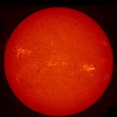 Image of Sun's chromosphere