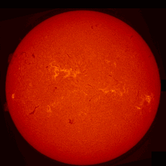 Image of Sun's chromosphere