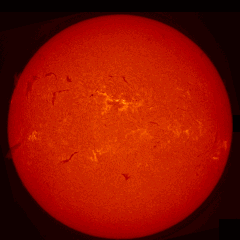 Image of Sun's chromosphere