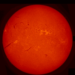 Image of Sun's chromosphere