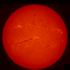 Image of Sun's chromosphere