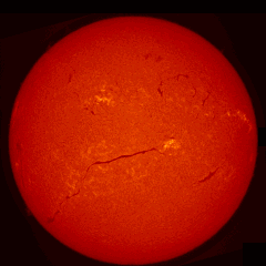 Image of Sun's chromosphere