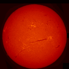 Image of Sun's chromosphere