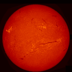 Image of Sun's chromosphere