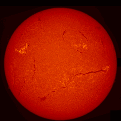 Image of Sun's chromosphere