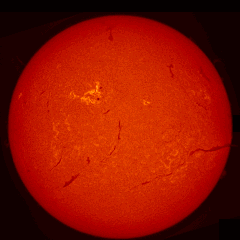 Image of Sun's chromosphere