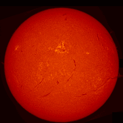 Image of Sun's chromosphere