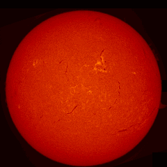 Image of Sun's chromosphere