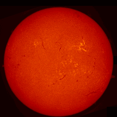 Image of Sun's chromosphere