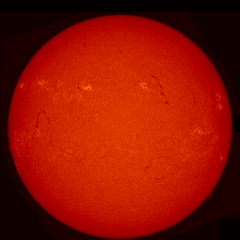 Image of Sun's chromosphere