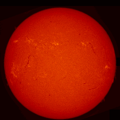 Image of Sun's chromosphere