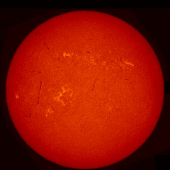 Image of Sun's chromosphere