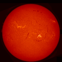 Image of Sun's chromosphere