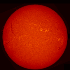 Image of Sun's chromosphere