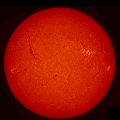 Image of Sun's chromosphere