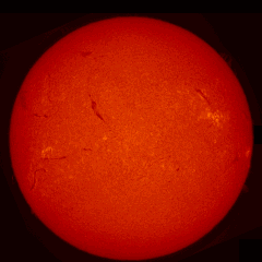 Image of Sun's chromosphere