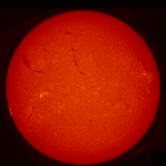 Image of Sun's chromosphere