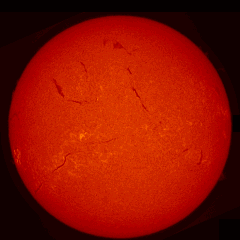 Image of Sun's chromosphere