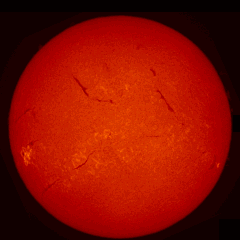 Image of Sun's chromosphere