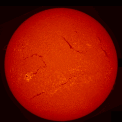 Image of Sun's chromosphere