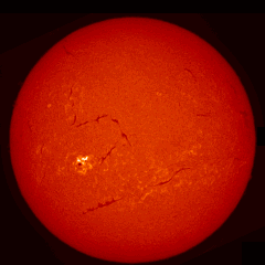 Image of Sun's chromosphere