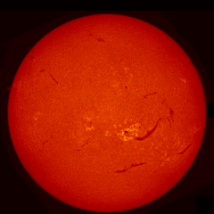 Image of Sun's chromosphere