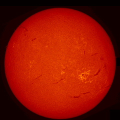 Image of Sun's chromosphere