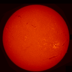 Image of Sun's chromosphere