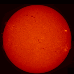 Image of Sun's chromosphere