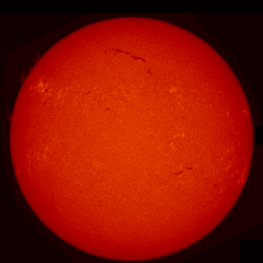 Image of Sun's chromosphere