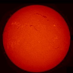 Image of Sun's chromosphere