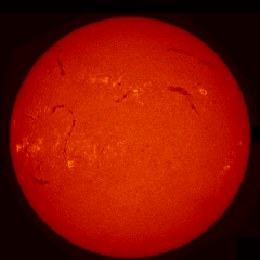 Image of Sun's chromosphere