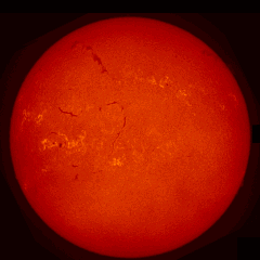 Image of Sun's chromosphere