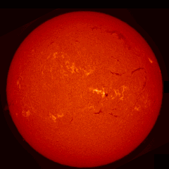 Image of Sun's chromosphere