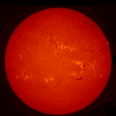 Image of Sun's chromosphere