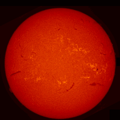 Image of Sun's chromosphere