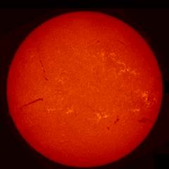 Image of Sun's chromosphere