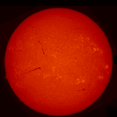 Image of Sun's chromosphere