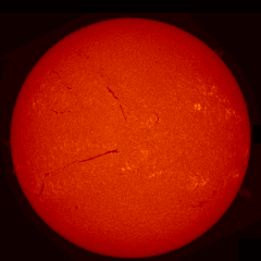 Image of Sun's chromosphere