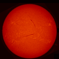 Image of Sun's chromosphere