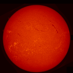 Image of Sun's chromosphere