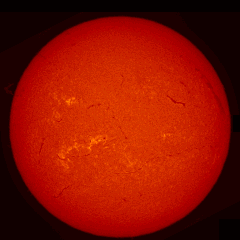 Image of Sun's chromosphere