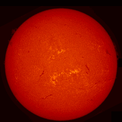 Image of Sun's chromosphere