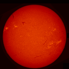 Image of Sun's chromosphere